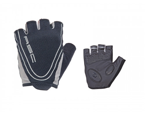 Перчатки 8-7130650 Men Race Pro черные размер размер S гель/лайкра/синтетическая кожа с петельками AUTHOR