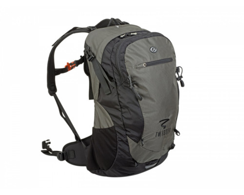 Рюкзак 8-8100057 универсальный TWISTER GSB X7 V=30л 850г с вентиляцией спины, светоотражающие элементы, черно-серый AUTHOR