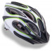 Шлем 8-9001261 спортитный с сеточкой Skiff 141 Grn 14 отверстий, INMOLD зелено-белый 52-58см AUTHOR