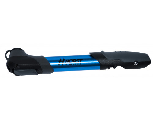 Насос 9-150960 H96 алюминиевый универсальная головка, Т-образная ручка, анодированный синий HORST